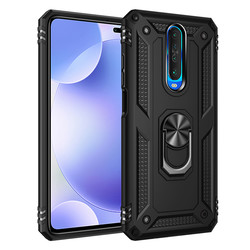 Xiaomi Poco X2 Case Zore Vega Cover Black