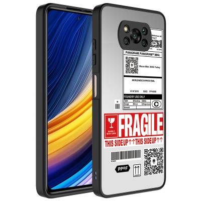 Xiaomi Poco X3 Case Mirror Patterned Camera Protected Glossy Zore Mirror Cover Fragile