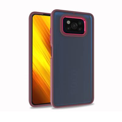 Xiaomi Poco X3 Case Zore Flora Cover Red