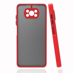Xiaomi Poco X3 Case Zore Hux Cover Red