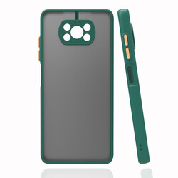 Xiaomi Poco X3 Case Zore Hux Cover Dark Green