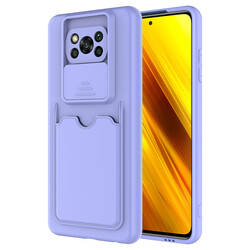 Xiaomi Poco X3 Case ​Zore Kartix Cover Lila