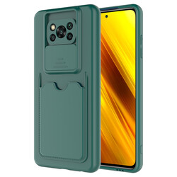Xiaomi Poco X3 Case ​Zore Kartix Cover Dark Green