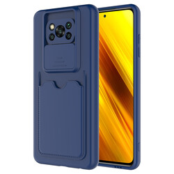 Xiaomi Poco X3 Case ​Zore Kartix Cover Navy blue