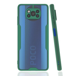 Xiaomi Poco X3 Case Zore Parfe Cover Dark Green