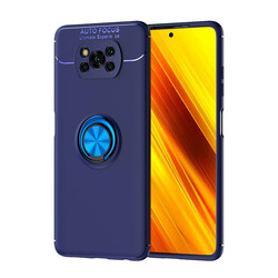 Xiaomi Poco X3 Case Zore Ravel Silicon Cover Blue