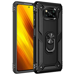 Xiaomi Poco X3 Case Zore Vega Cover Black