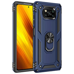 Xiaomi Poco X3 Case Zore Vega Cover Blue