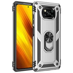 Xiaomi Poco X3 Case Zore Vega Cover Grey