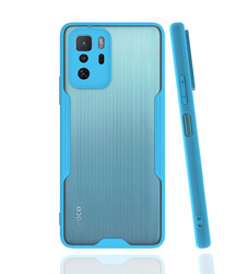 Xiaomi Poco X3 GT Case Zore Parfe Cover Blue