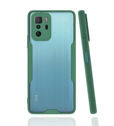 Xiaomi Poco X3 GT Case Zore Parfe Cover Dark Green