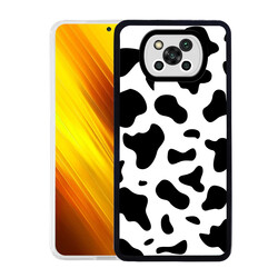 Xiaomi Poco X3 Kılıf Zore M-Fit Desenli Kapak Cow No1