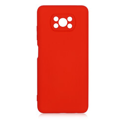 Xiaomi Poco X3 Kılıf Zore Mara Lansman Kapak Kırmızı