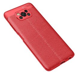 Xiaomi Poco X3 Kılıf Zore Niss Silikon Kapak Kırmızı
