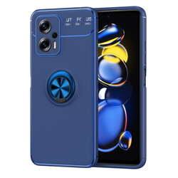 Xiaomi Poco X4 GT Case Zore Ravel Silicon Cover Blue
