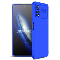 Xiaomi Poco X4 Pro 5G Case Zore Ays Cover Blue