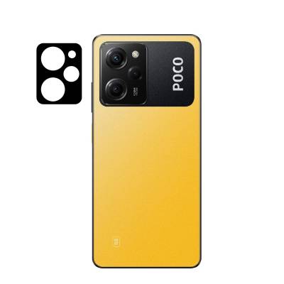 Xiaomi Poco X5 Pro Zore 3D Kamera Camı Siyah