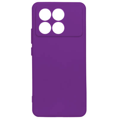 Xiaomi Poco X6 Pro Case Zore Biye Silicone Purple