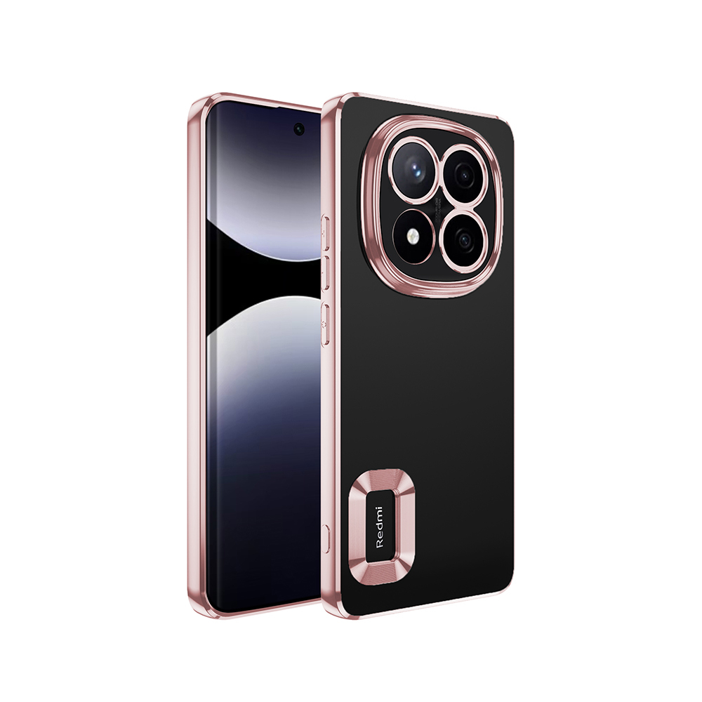 Xiaomi Poco X7 Kılıf Kamera Korumalı Logo Gösteren Zore Omega Kapak - 5