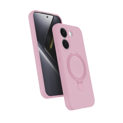 Xiaomi Poco X8 Pro Case M-safe Charging Stand Zore Samara Cover Pink
