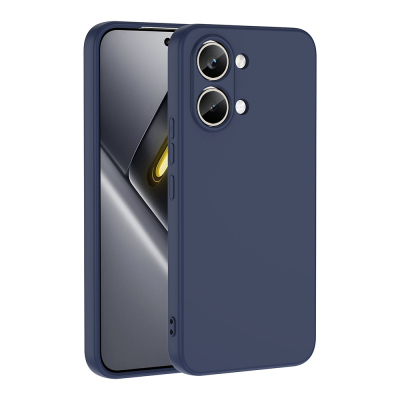 Xiaomi Poco X8 Pro Max Kılıf Zore Mara Lansman Kapak Lacivert