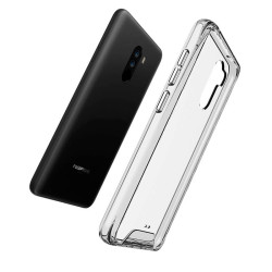 Xiaomi Pocophone F1 Kılıf Zore Gard Silikon Renksiz