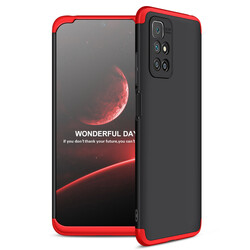 Xiaomi Redmi 10 Case Zore Ays Cover Black-Red