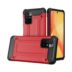 Xiaomi Redmi 10 Case Zore Crash Silicon Cover Red