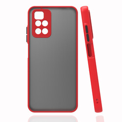 Xiaomi Redmi 10 Case Zore Hux Cover Red