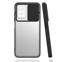 Xiaomi Redmi 10 Case Zore Lensi Cover Black