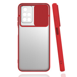 Xiaomi Redmi 10 Case Zore Lensi Cover Red