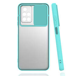 Xiaomi Redmi 10 Case Zore Lensi Cover Turquoise
