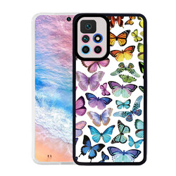 Xiaomi Redmi 10 Case Zore M-Fit Patterned Cover Butterfly No3