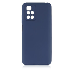 Xiaomi Redmi 10 Case Zore Premier Silicon Cover Navy blue