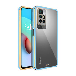 Xiaomi Redmi 10 Case Zore Voit Clear Cover Light Blue