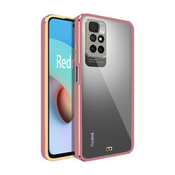 Xiaomi Redmi 10 Case Zore Voit Clear Cover Pink