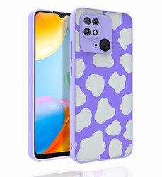 Xiaomi Redmi 10C Case Patterned Camera Protection Glossy Zore Nora Cover NO6