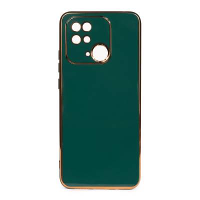 Xiaomi Redmi 10C Case Zore Bark Cover Dark Green