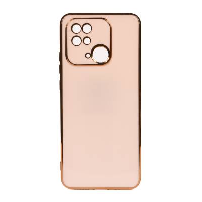 Xiaomi Redmi 10C Case Zore Bark Cover Rose Gold