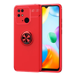 Xiaomi Redmi 10C Case Zore Ravel Silicon Cover Red