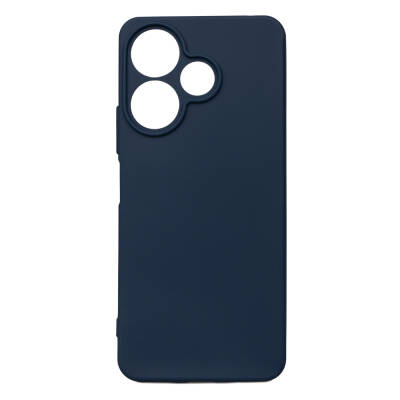 Xiaomi Redmi 13 4G Case Zore Biye Silicone Navy blue