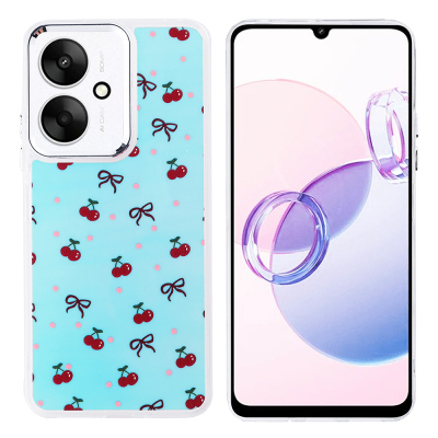 Xiaomi Redmi 13C Case Airbag Design Zore Hadra Cover Kiraz