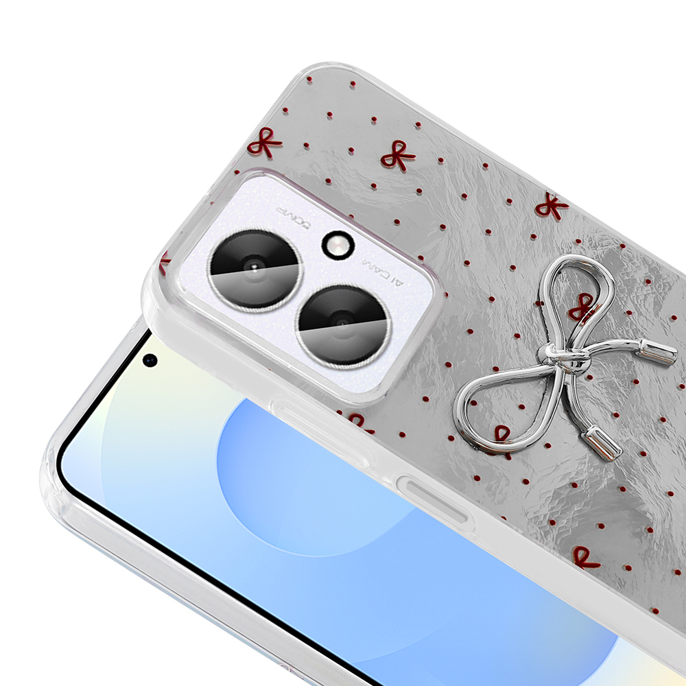 Xiaomi Redmi 13C Case Camera Protection Figured Zore Ponti Silicone Cover - 13