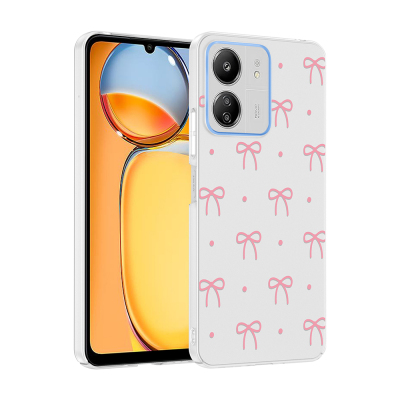 Xiaomi Redmi 13C Kılıf Kamera Korumalı Desenli Zore Klip Kapak Fiyonk