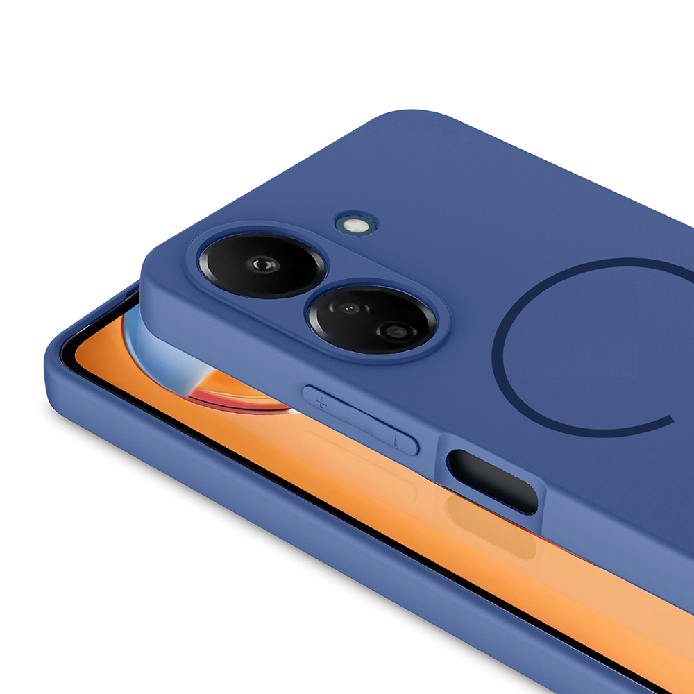 Xiaomi Redmi 13C Kılıf M-safe Şarj Özellikli Zore Meta Kapak - 16