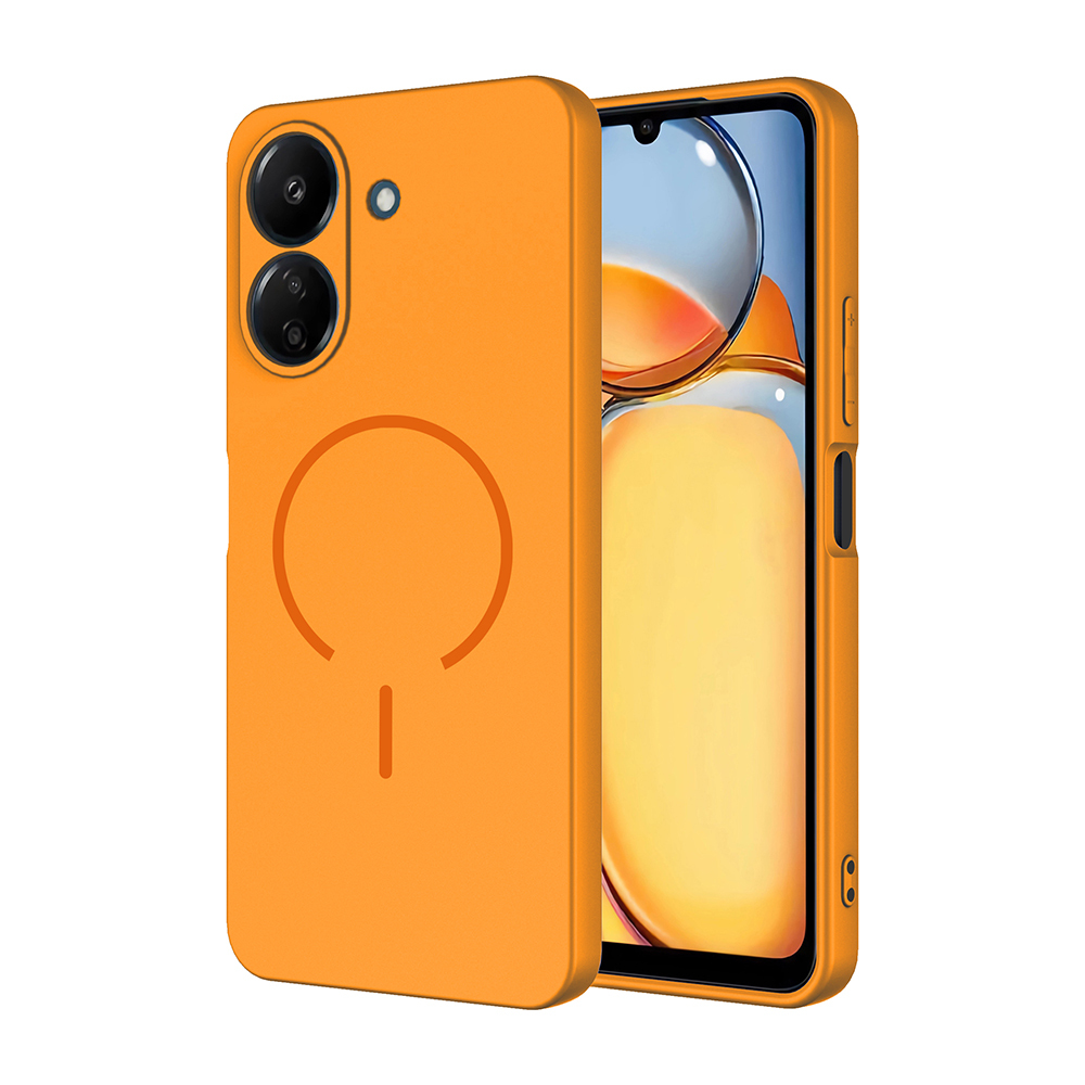 Xiaomi Redmi 13C Kılıf M-safe Şarj Özellikli Zore Meta Kapak - 4