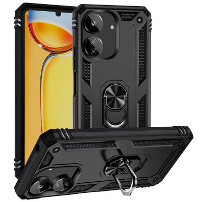 Xiaomi Redmi 13C Kılıf Zore Vega Kapak Siyah