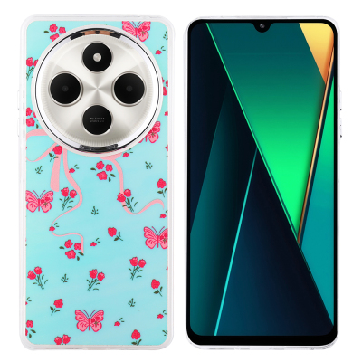 Xiaomi Redmi 14C 4G Case Airbag Design Zore Hadra Cover Kelebek