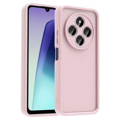 Xiaomi Redmi 14C 4G Case Camera Protection Zore Ananas Cover Pink