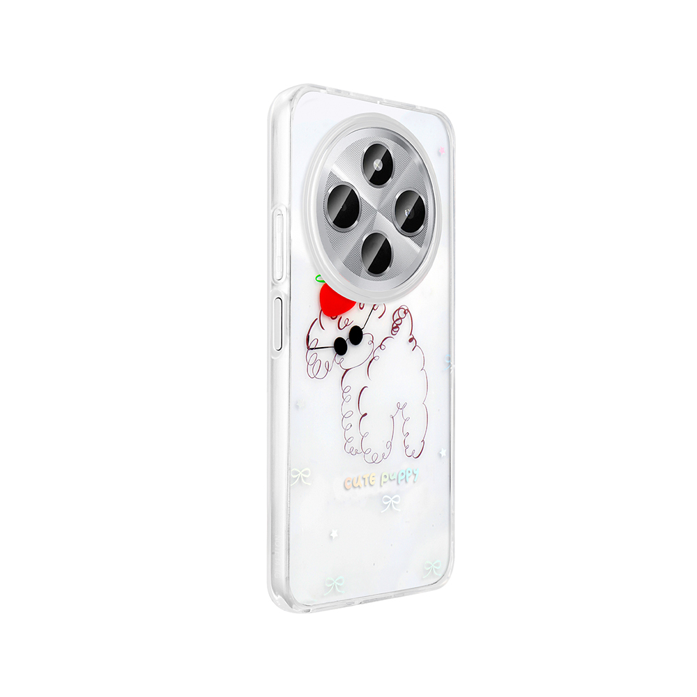 Xiaomi Redmi 14C 4G Case Transparent Figured Zore Folk Hard Cover - 7